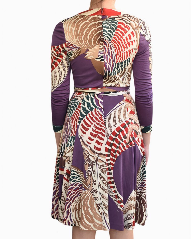 strapless open back dress The Aila Maxi Dress in Purple – Solace London